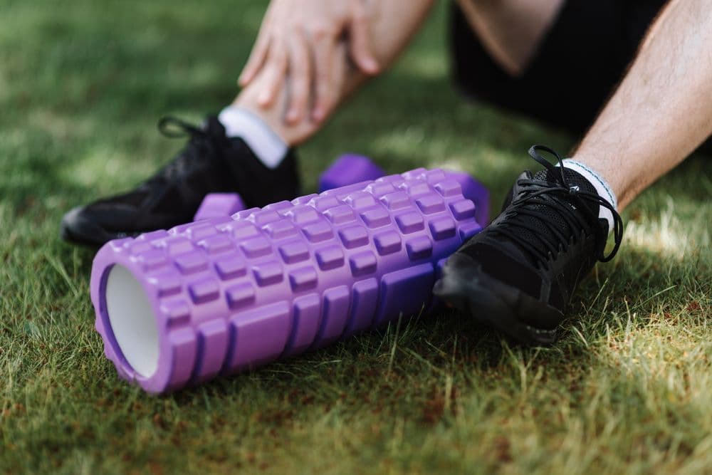 Textured Grid Foam Roller
