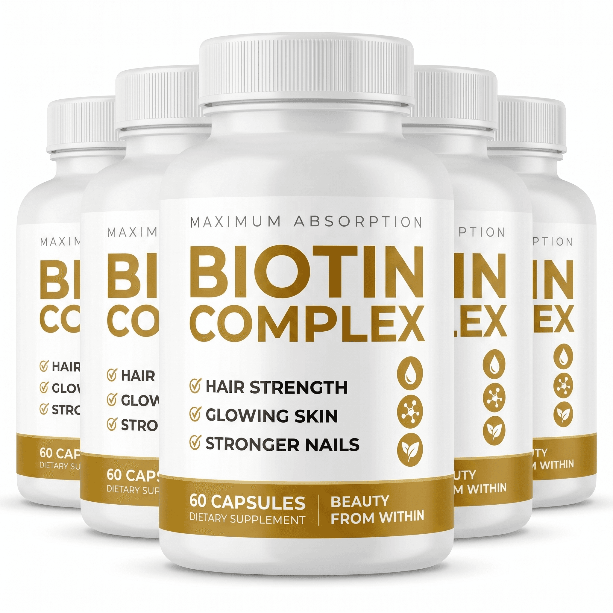 Biotin Beauty Complex — 6 Bottles