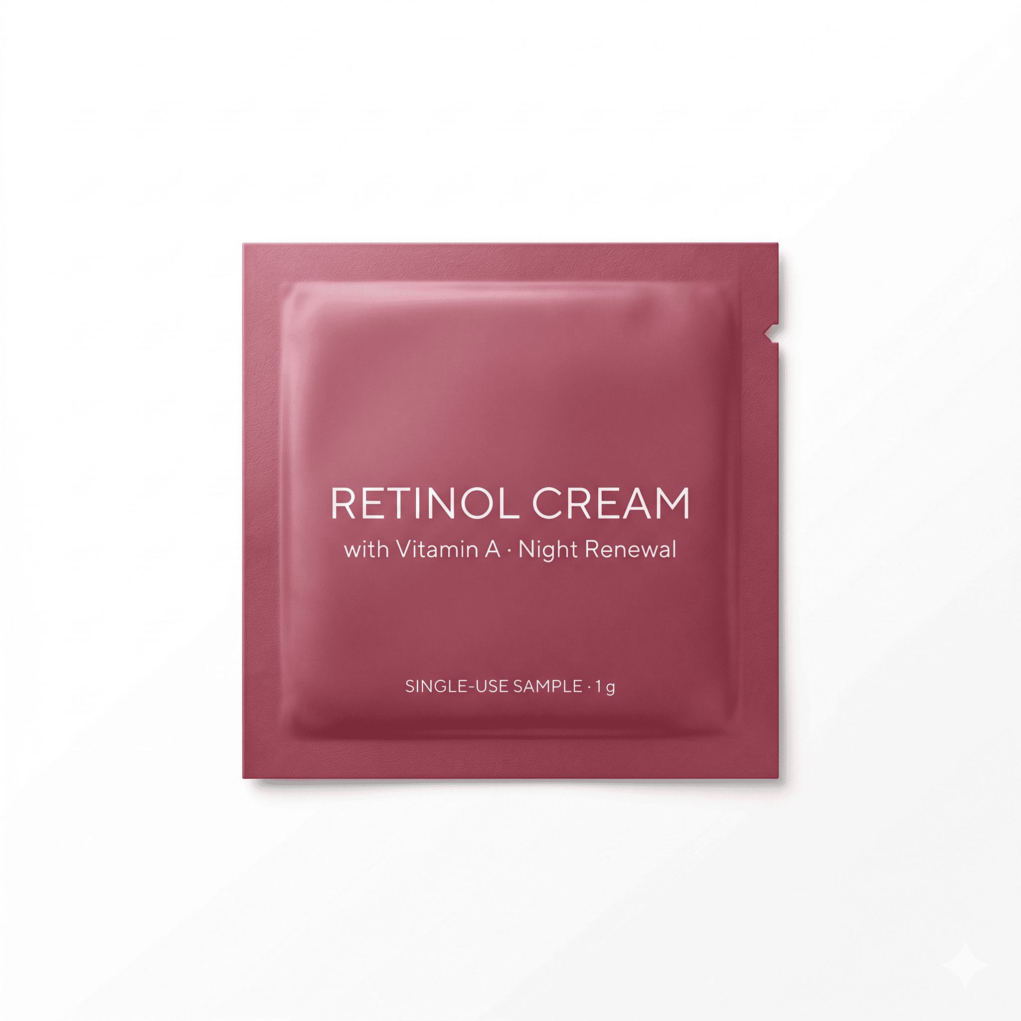 Retinol Cream with Vitamin A — Sample Sachet